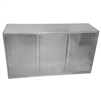 Extreme Max 5001.6418 Diamond Plated Aluminum Base Cabinet for Garage, Shop, Enclosed Trailer - 72", Silver